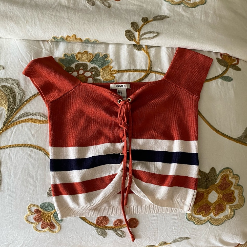 Laced Crop Top